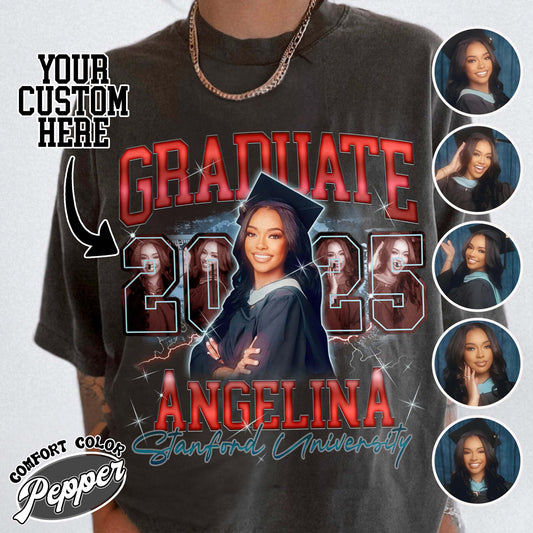 Graduate Comfort Color Shirt, Proud Family TShirts, Group 2025 Graduate Shirts, Custom Graduate Gift
