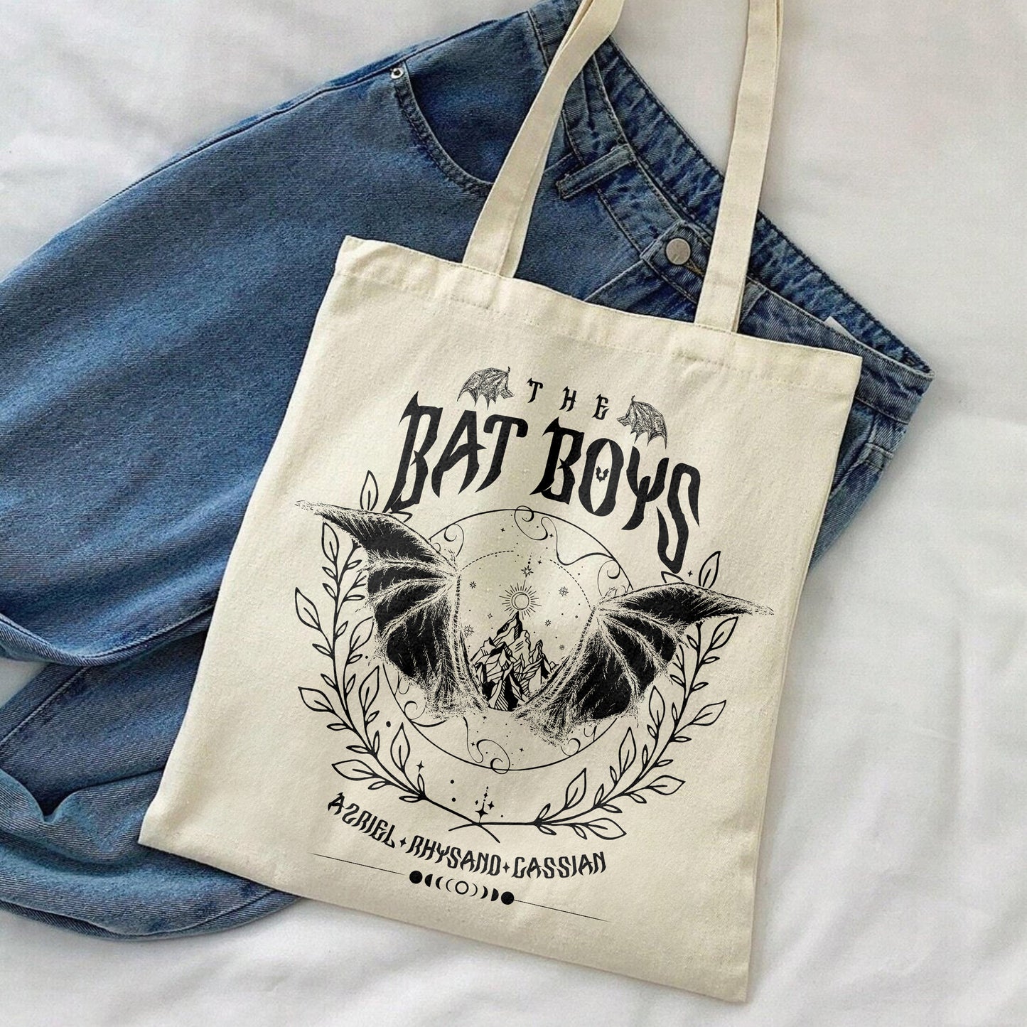 The Bat Boys Tote Bag, The Bat Boys the Night Court Acotar Tote Bag