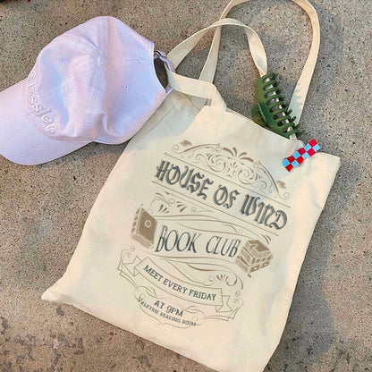 House Of Wind Book Club Tote Bag, Acotar Velaris Starlight Tote Bag