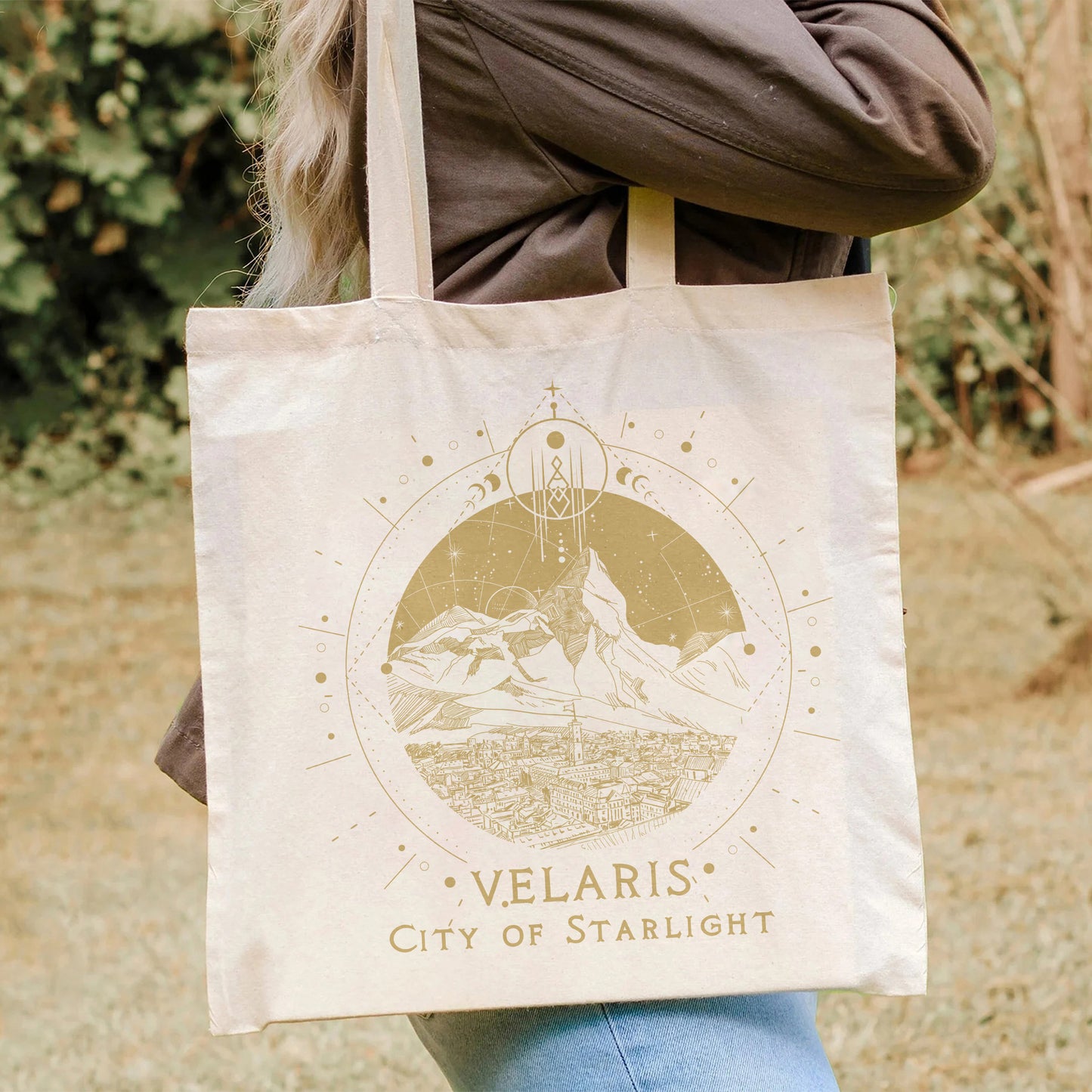 Velaris Starlight Tote Bag, Velaris City Of Starlight Tote Bag