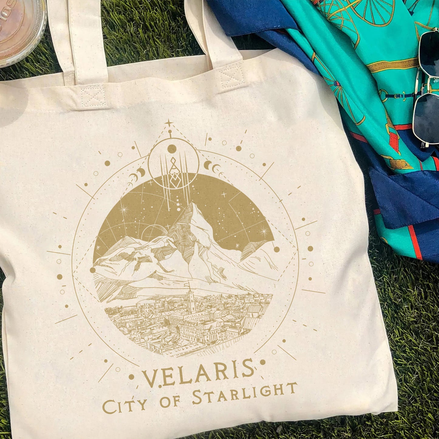 Velaris Starlight Tote Bag, Velaris City Of Starlight Tote Bag