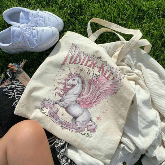 Lost Cities Tote Bag,Foxfire Academy Bag, Team Foster-Keefe Bag,Team Keefe Bag, KOTLC Merch