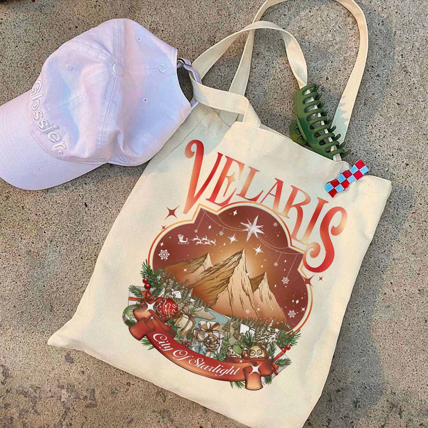 Velaris City Tote Bag, Two-Sided Starlight Bag