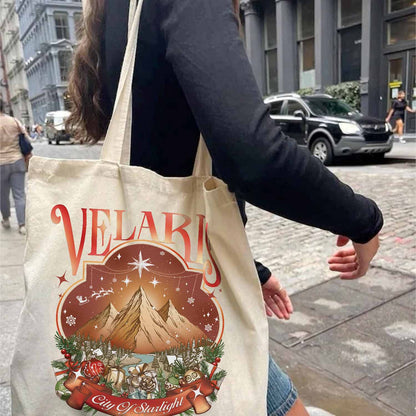 Velaris City Tote Bag, Two-Sided Starlight Bag