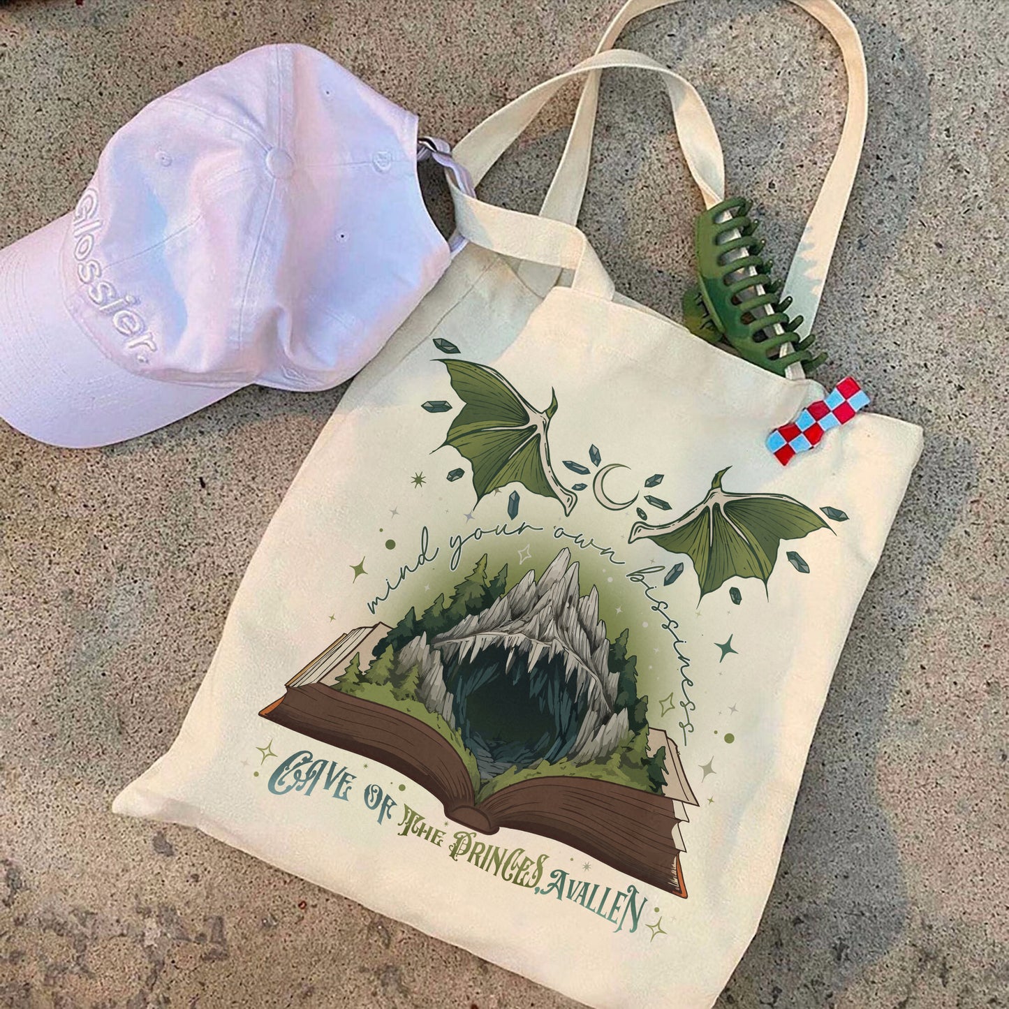 Team Caves Crescent City, House of Flame and Shadow Merch, House of Flame and Shadow Bag, Read Books Stay Weird, Book Lover Bag,, Bookish Gift