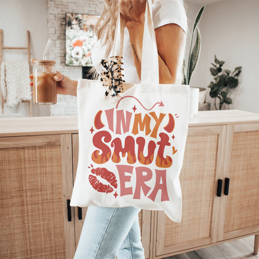 In My Smut Era Tote Bag, Smut Book Bag, Smut Bag, Probably Reading Smut Bag, Smut Slut Booktok, Girls Read Smut, Smut Book Club