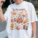 Tis the Season Tee, Pumpkin Season, Autumn Doodle Harvest, Women’s Cozy Tshirt