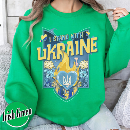 Ukraine Sweatshirt,I Stand With Ukraine Sweatshirt,I Stand With Ukraine Sweatshirts,Ukraine Support Sweatshirt