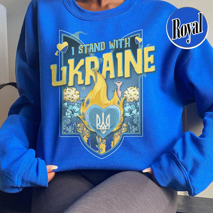 Ukraine Sweatshirt,I Stand With Ukraine Sweatshirt,I Stand With Ukraine Sweatshirts,Ukraine Support Sweatshirt