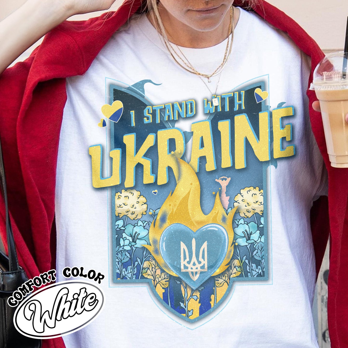 Ukraine Comfort Colors Shirt,I Stand With Ukraine Shirt,I Stand With Ukraine T Shirts,Ukraine Support shirt