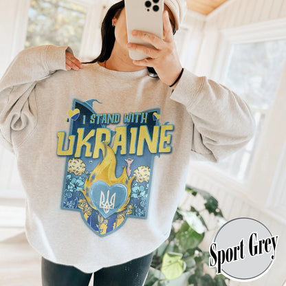 Ukraine Sweatshirt,I Stand With Ukraine Sweatshirt,I Stand With Ukraine Sweatshirts,Ukraine Support Sweatshirt