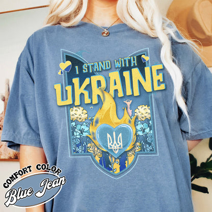 Ukraine Comfort Colors Shirt,I Stand With Ukraine Shirt,I Stand With Ukraine T Shirts,Ukraine Support shirt