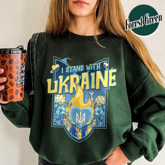 Ukraine Sweatshirt,I Stand With Ukraine Sweatshirt,I Stand With Ukraine Sweatshirts,Ukraine Support Sweatshirt