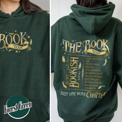 Custom Bookshelf Hoodie, Bookish Hoodie Gift, in My Reading Era Hoodie, in My Bookish Era Hoodie, Trendy Aesthetic for Book Lovers