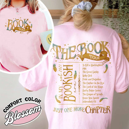 Custom Bookshelf Shirt, Bookish Tshirt Gift, Book Lover Shirt, in My Reading Era Shirt, in My Bookish Era Shirt, Trendy Aesthetic for Book Lovers