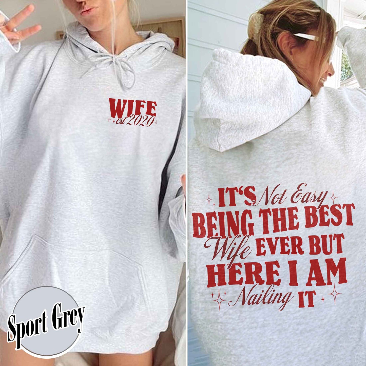 Valentine Hoodie,Best Wife Hoodie,Funny Wife and Husband Hoodie,Best Husband Hoodie
