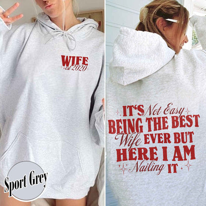 Valentine Hoodie,Best Wife Hoodie,Funny Wife and Husband Hoodie,Best Husband Hoodie