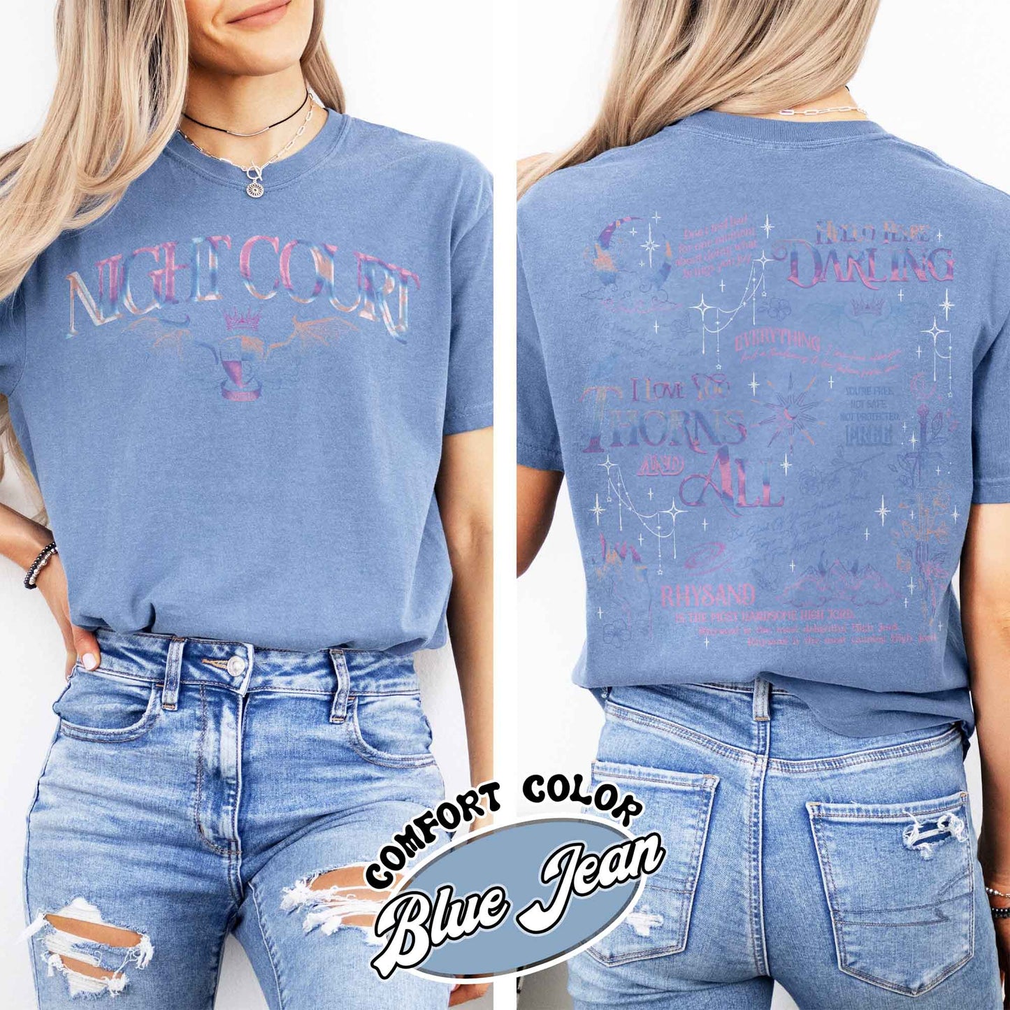 Hello Feyre Darling Shirt, Velaris City of Starlight Shirt, the Night Court Shirt, Velaris Shirt, ACOTAR, Fantasy Reader Shirt, SJM Merch