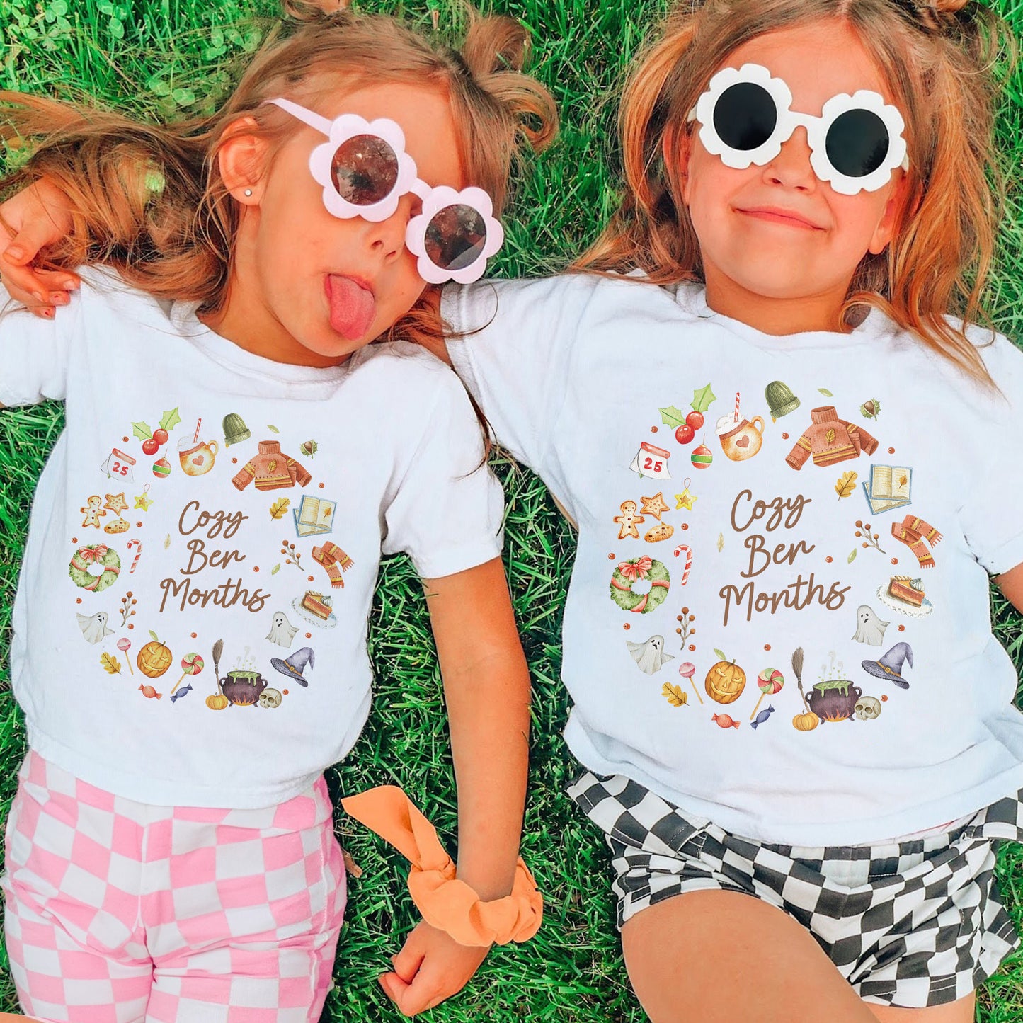 Cozy Ber Months Shirt, Fall Winter Seasonal Tee, Autumn Halloween Thanksgiving Christmas Top Youth Tshirt