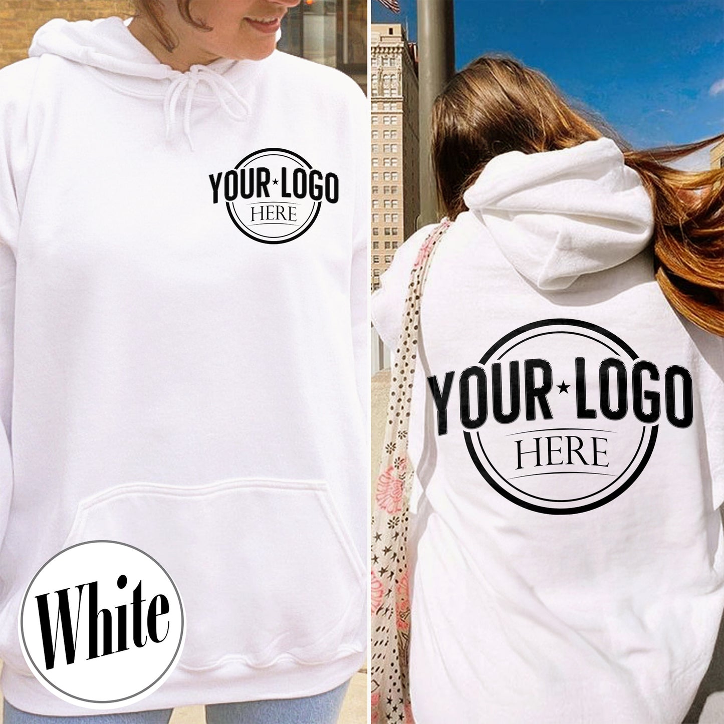 Custom Business Logo Hoodie, Custom Hoodie of My Logo, Your Logo Here Hoodie
