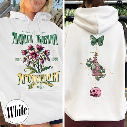 Aqua Tofana Apothecary Hoodie, Aqua Tofana Hoodie, Funny Feminist Aqua Tofana Apothecary Hoodie, Poison the Patriarchy, Womens Rights Hoodie