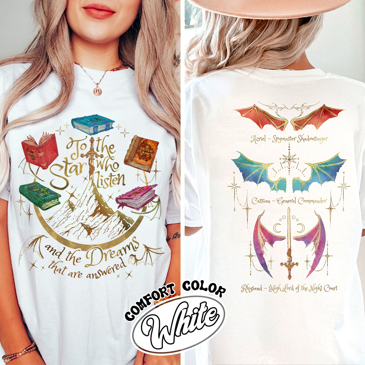 Fan Of ACOTAR Series Two Sided Shirt,Velaris Shirt Acotar Velaris City Of Starlight,Rhysand Shirt,The Bat Boys Shirt,SJM Inspired Tee