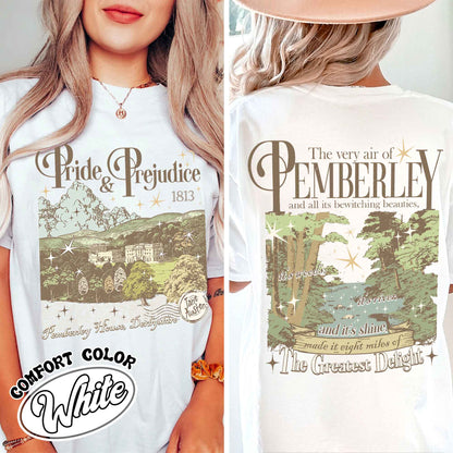 Pride and Prejudice Comfort Color shirt, Pemberley House Shirt