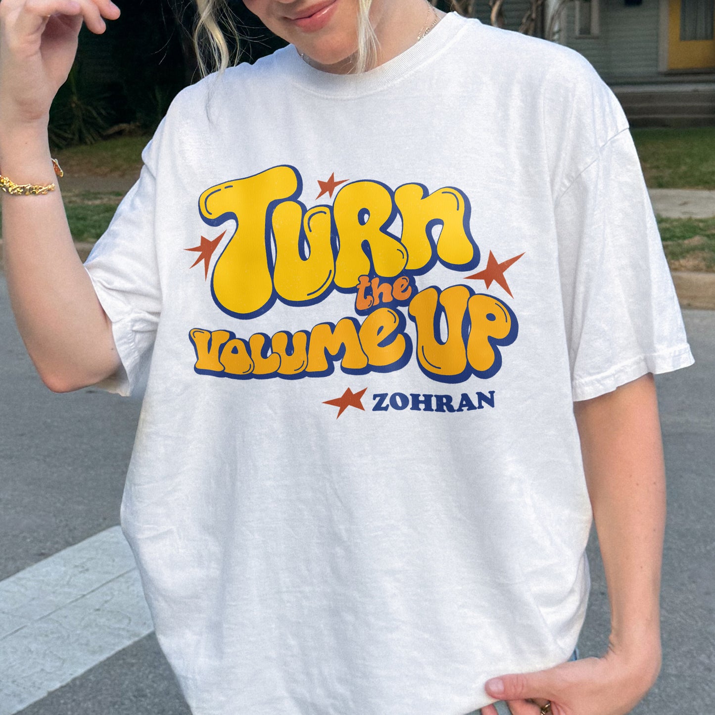 Turn the Volume Up, Zohran Mamdani, Zohran NYC Mayor, Progressive, Liberal, NYC 2026, Democracy Tshirt
