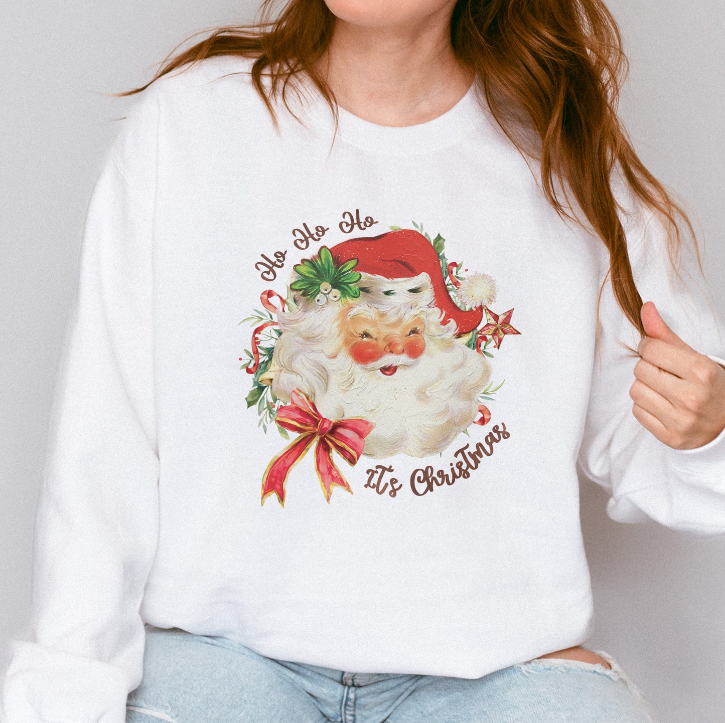 Vintage Santa Claus Retro Christmas Sweatshirt