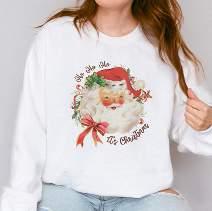 Vintage Santa Claus Retro Christmas Sweatshirt