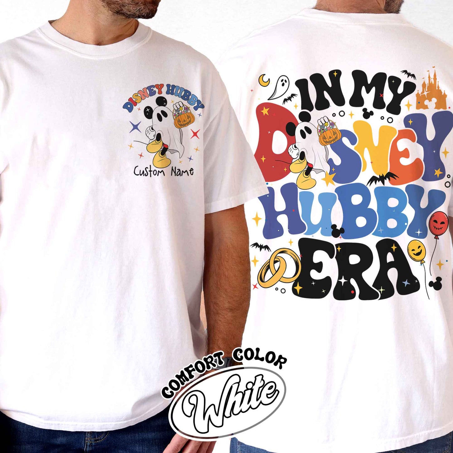 Custom Wife Husband T-Shirts, in My Wifey Hubby Era Disney Wedding Shirt, Wife and Hubby Shirt, Wedding Party Shirt, Couples Shirts Epcot