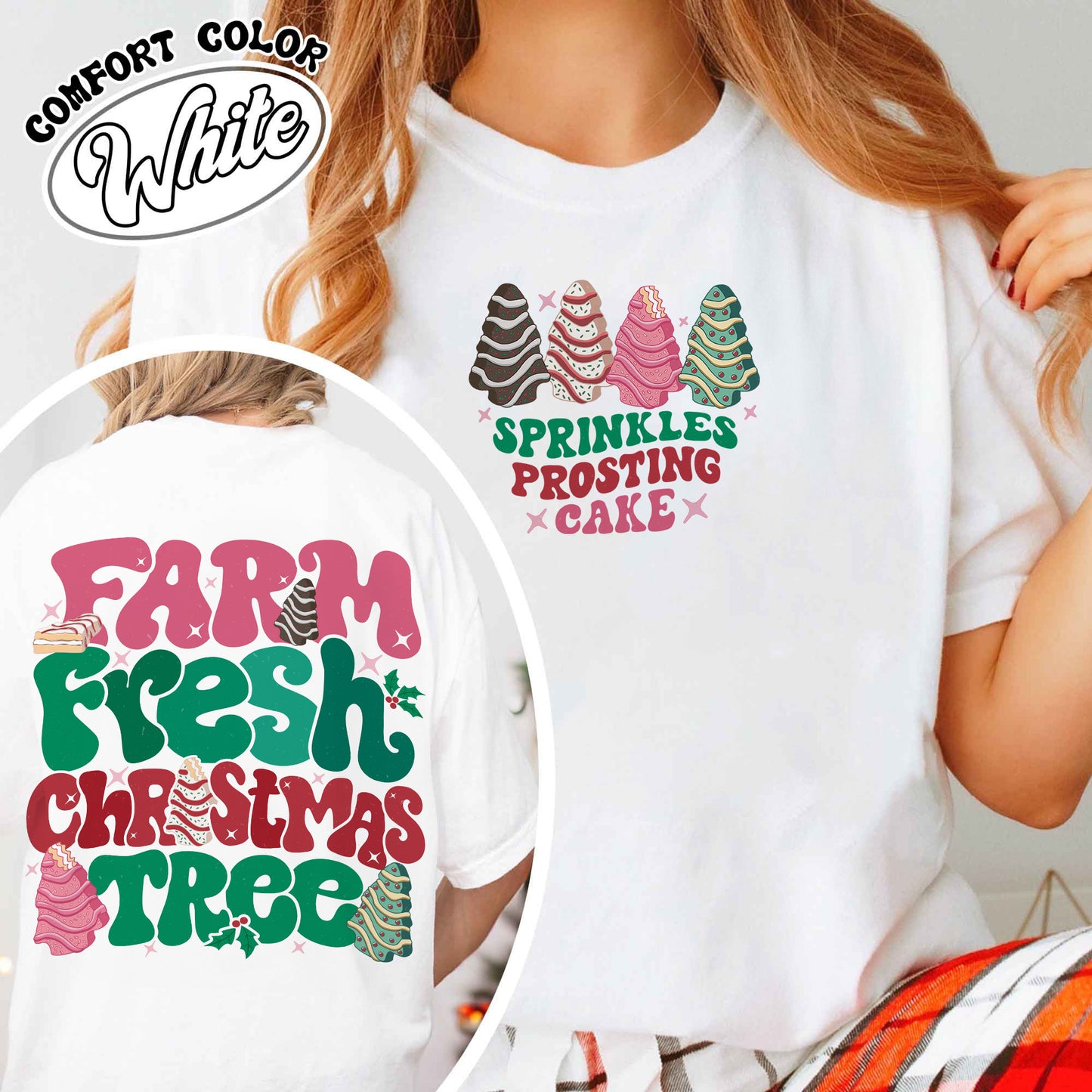 Farm Fresh Christmas Tree Shirt, Farm Fresh Ready To Eat Christmas Tree, Farm Fresh Christmas Tree Cakes Sweatshirt, Christmas Cake Shirt