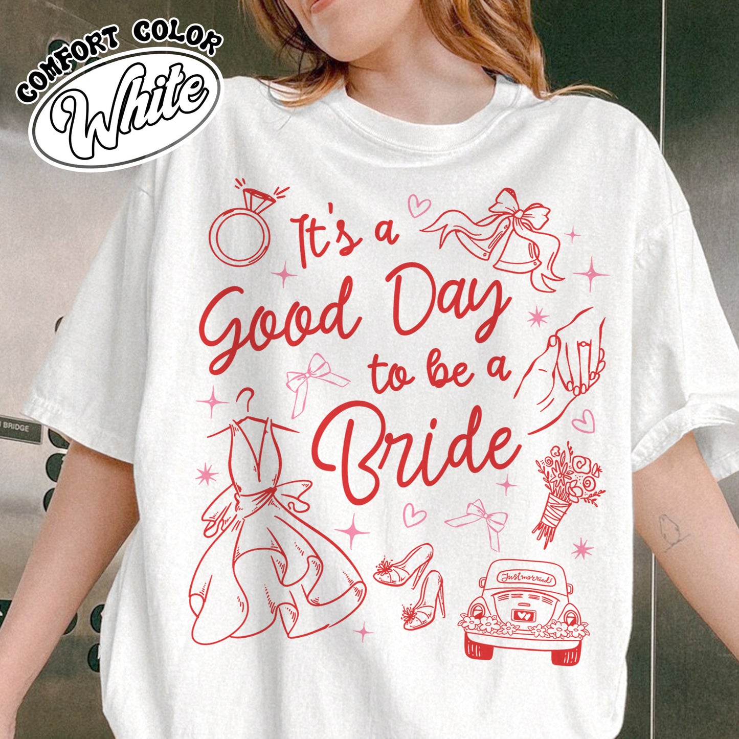 Bachelorette Comfort Colors Shirt,,It’s a Good Day to Be a Bride and Bridemaid Shirt, Bridal Party, Bachelorette Gift