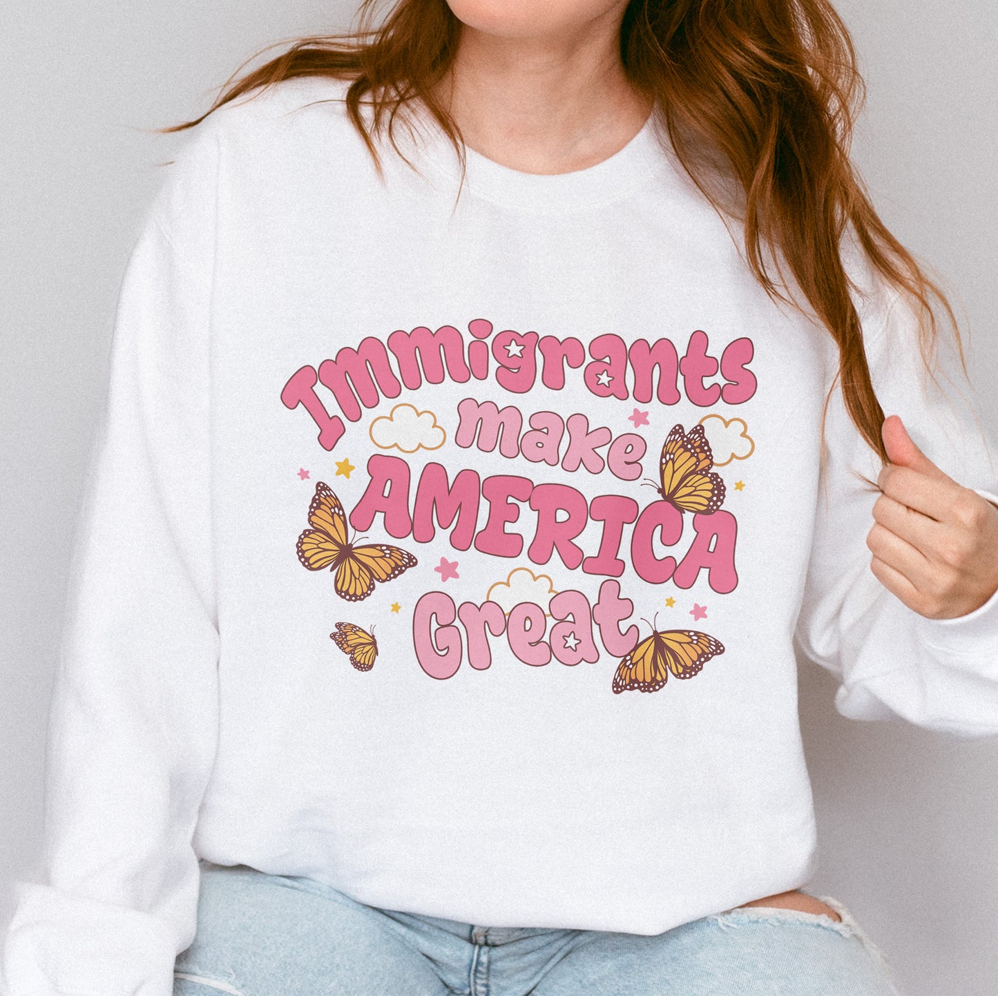 Immigrants Make America Great Activist Sweatshirt
