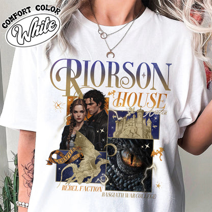 Xaden Riorson House Comfort Color Shirt, Fourth Wing Merch, Iron Flame Shirt, Rebecca Yarros, Fourth Wing Shirt, Book Tok Merch, Book Lover Gift