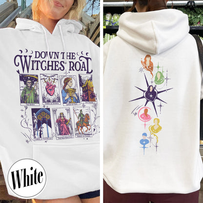 Down The Witches Road Hoodie,Wicca Green Witch Shirt,Down The Witches Road Tarot Cards Shirt,Witch Coven Shirt,All Along Shirt,Witches Shirt