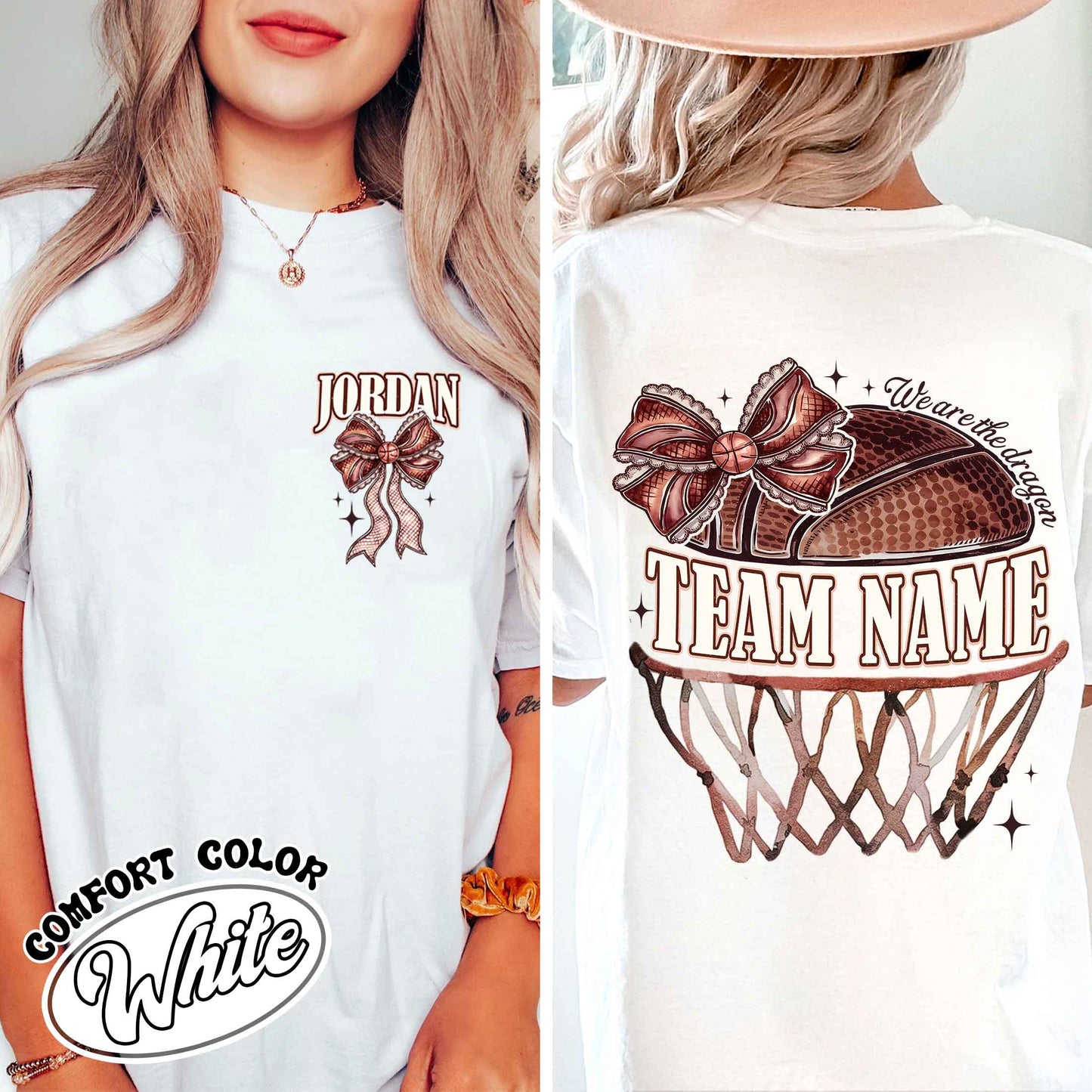 Custom Basketball Mom Shirt, Personalized Basketball Shirt, Game Day Basketball Shirt, Girl Basketball Shirt, Custom Team Basketball Shirt