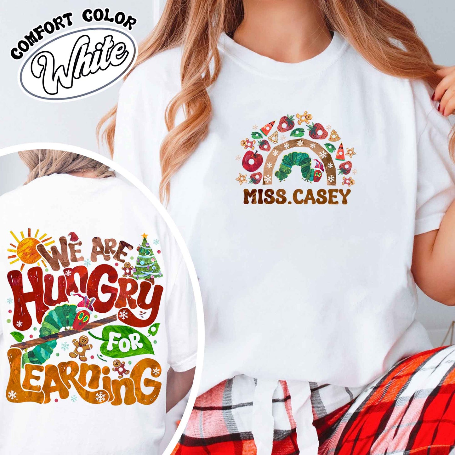 We Are Hungry for Learning Shirt, We Are Hungry for Learning Chritsmas, Funny Teacher Shirt, Teacher Christmas Shirt, Teacher Christmas Gift