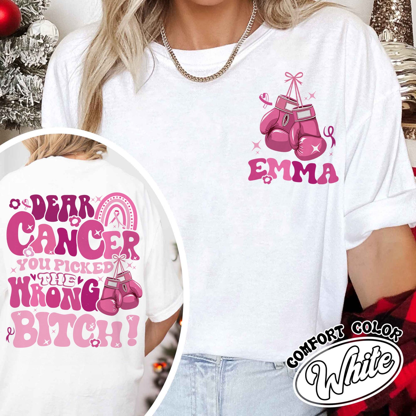 Cancer Awareness Shirt, Dear Cancer, You Picked the Wrong Bitch Shirt, Funny Cancer Shirt, Breast Cancer Support, Cancer Shirt, Cancer Gift