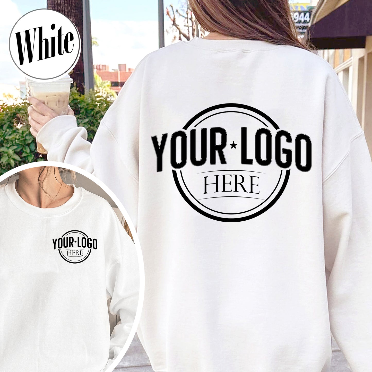 Custom Business Logo Sweatshirt, Custom Shirt of My Logo, Your Logo Here Sweatshirt