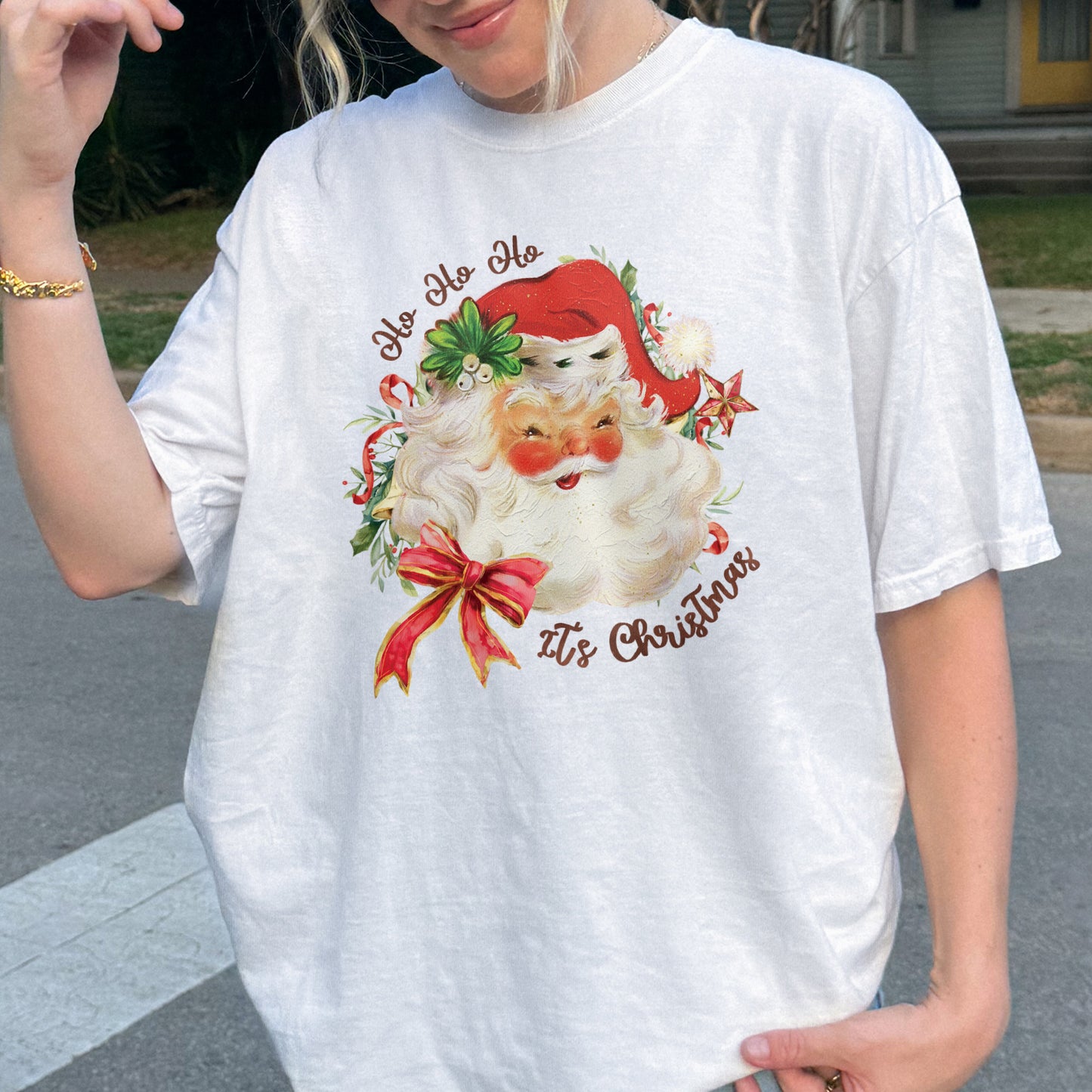 Vintage Santa Claus Retro Christmas Shirt