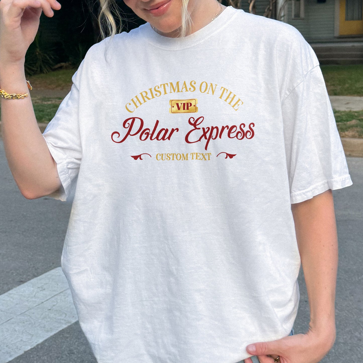 Polar Express Family Christmas Shirt, Custom Matching Holiday Tee, Personalized Christmas Shirt
