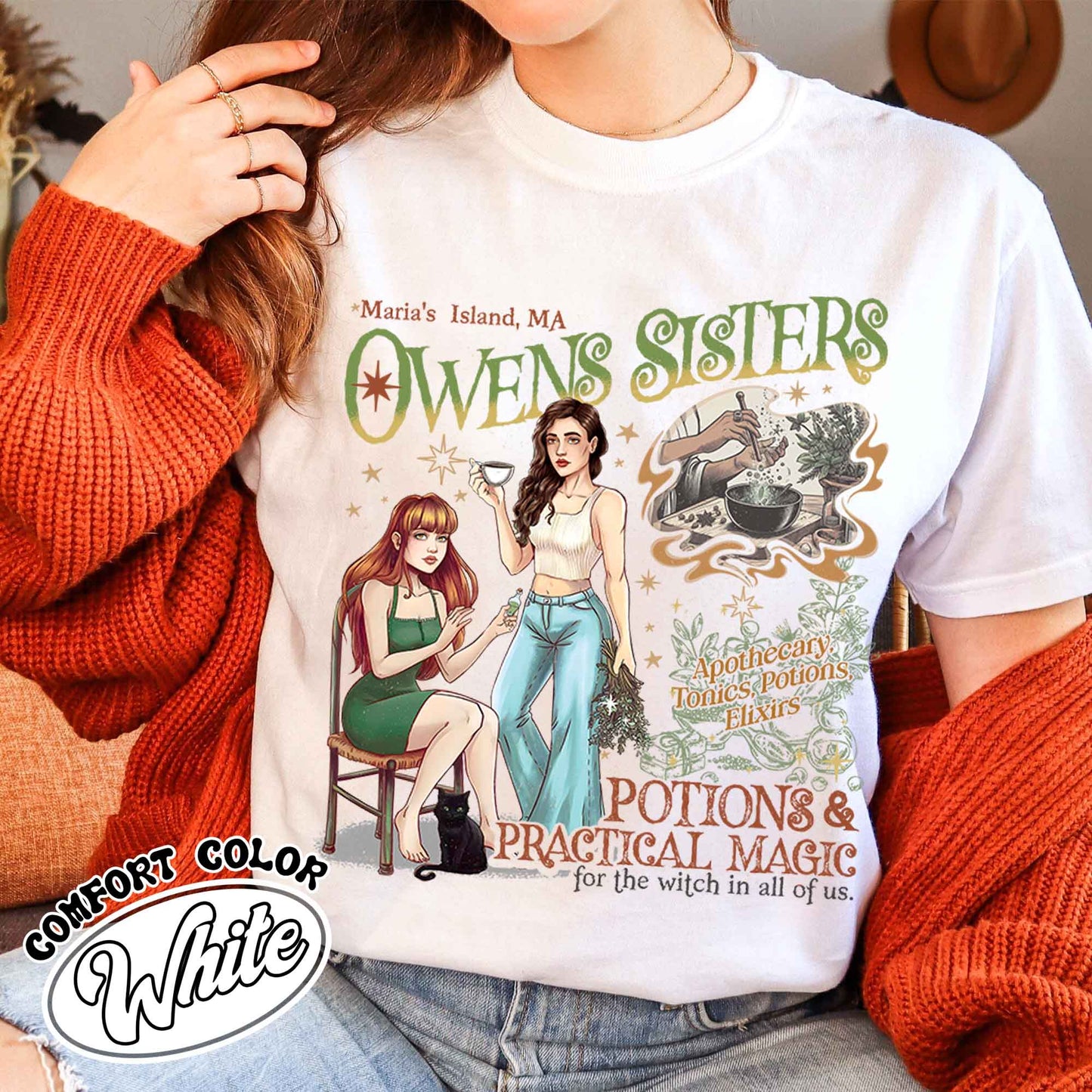 Owens Sisters Apothecary Shirt, Owens Sisters Shirt, Owens Sisters, Salem Apothecary Halloween Shirt, Witchy Shirt, Apothecary Shirt, Fall Shirt