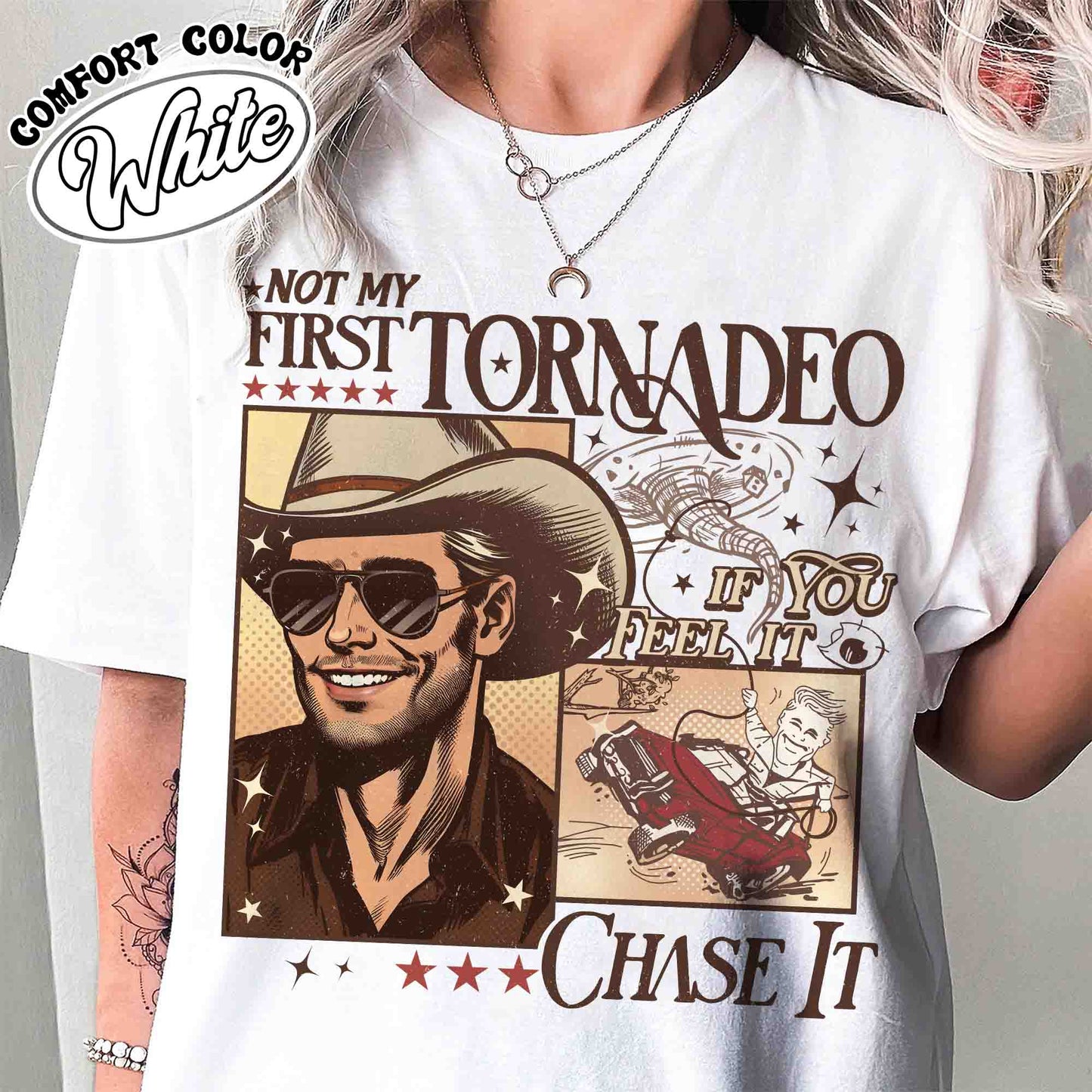 Not My First Tornadeo Shirt, Not My First Tornadeo Fan Art, Weather Lover and Storm Chaser Shirt, Meme Movie Shirt, if You Feel It Chase It