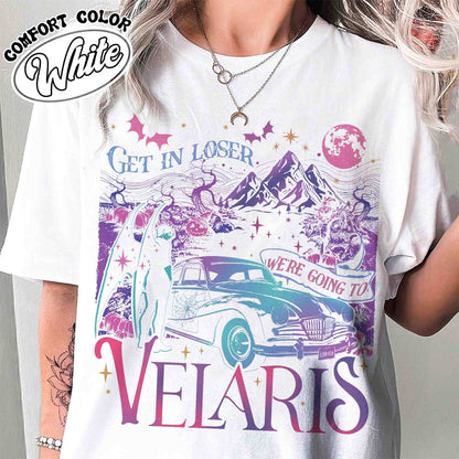 Velaris City of Starlight Tshirt, Velaris City of Starlight Shirt, Get in Loser Were Going to Velaris Shirt, Velaris Comfort Colors Shirt