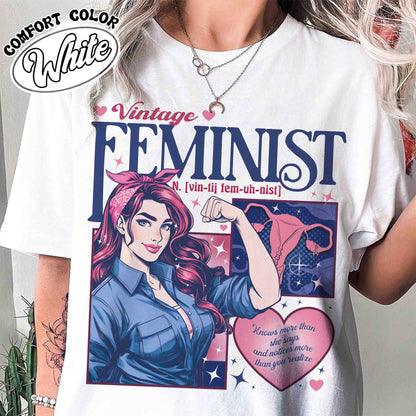 Feminist Comfort Colors Shirt, Feminist Description Shirt, Empowered Women Shirt, Equality Shirt, Women Rights Shirt, Girl Power Shirt