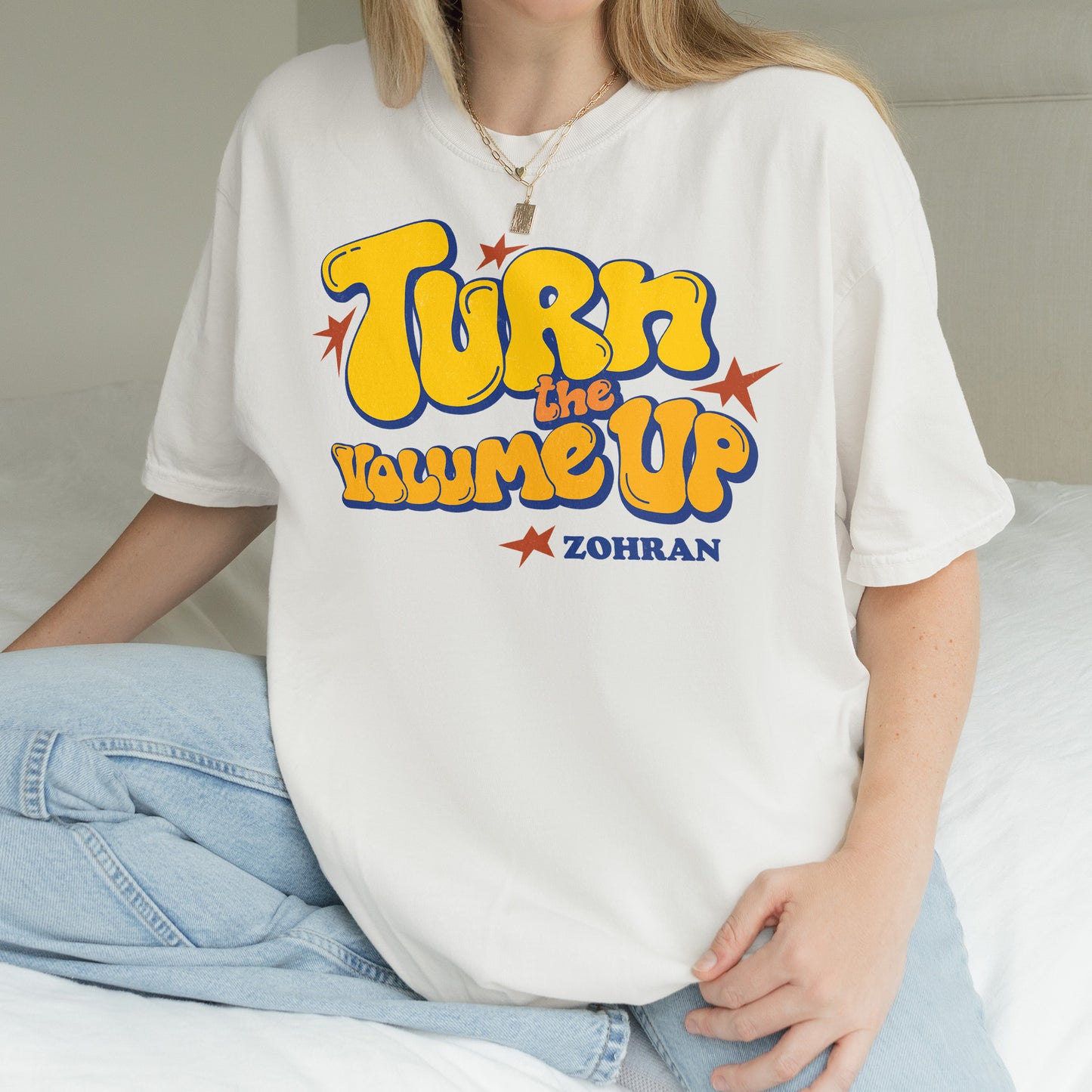 Turn the Volume Up, Zohran Mamdani, Zohran NYC Mayor, Progressive, Liberal, NYC 2026, Democracy Tshirt