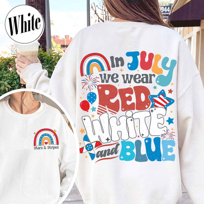 Firecracker Sweatshirt For 4th Of July, Stars And Stripes Sweatshirt, Red White And Blue, Cute 4th Of July, Usa Sweatshirt, Patriotic Sweatshirt