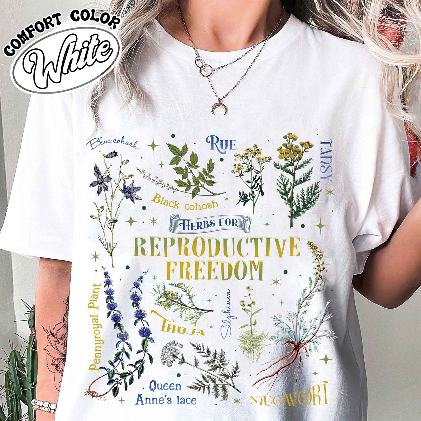 Reproductive Freedom Comfort Colors Shirt, Women Health, Herbs, Roe v Wade, Rights, Feminist, Support