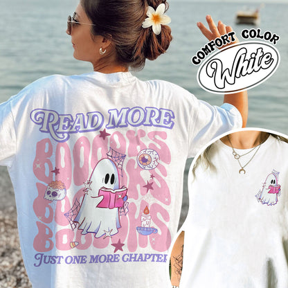 Read More Booooks Halloween, Read More Booooks T-Shirt, Read More Booooks Shirt, Read More Booooks, Halloween Party Shirt, Spooky Season Shirt